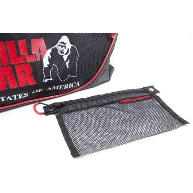 Gorilla Wear Jerome Gym Bag - Black/Red