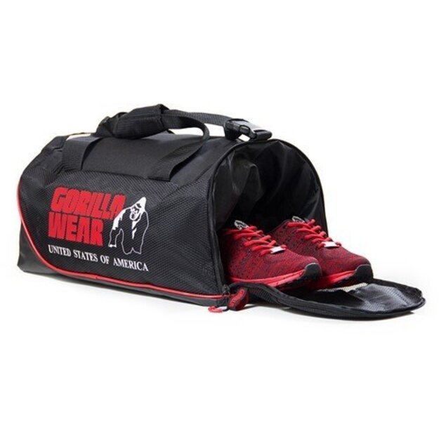 Gorilla Wear Jerome Gym Bag - Black/Red 1