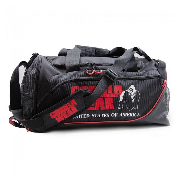 Gorilla Wear Jerome Gym Bag - Black/Red