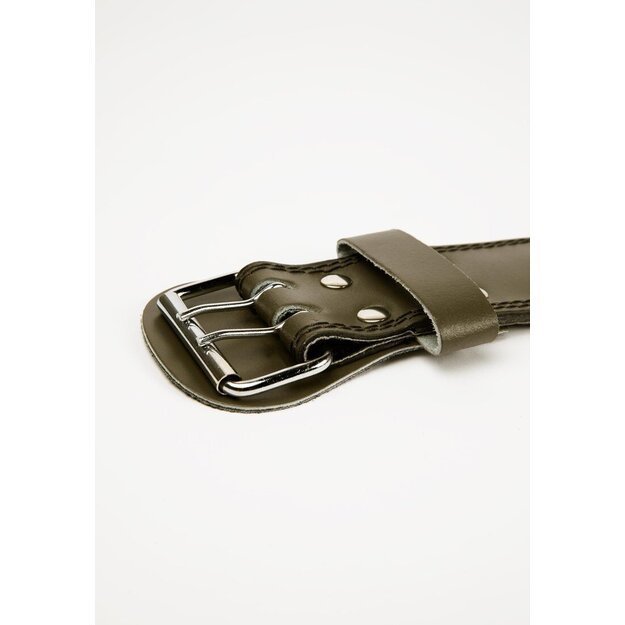 Gorilla Wear 4 INCH Padded Leather Belt - Army Green