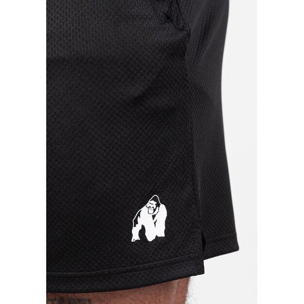 Gorilla Wear Miles Mesh Shorts - Black 4