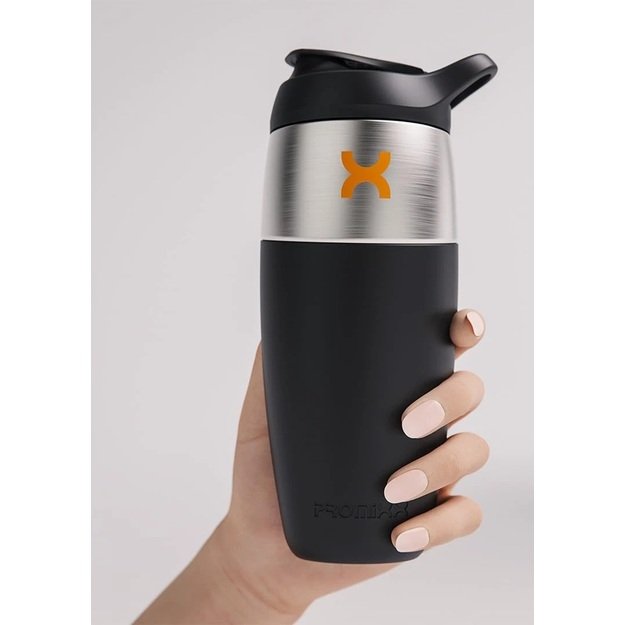 Promixx Pursuit Stainless Steel Shaker 950ml Black 2