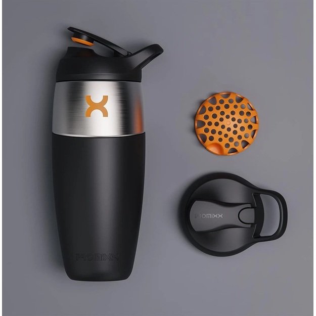 Promixx Pursuit Stainless Steel Shaker 950ml Black 3