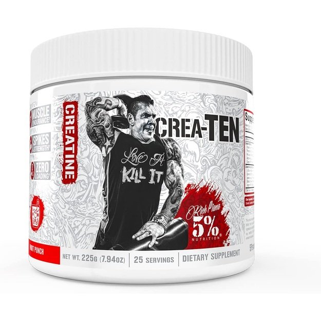 5% Nutrition Rich Piana Crea-Ten 225 gr 5% Nutrition Rich Piana Crea-Ten 225 gr