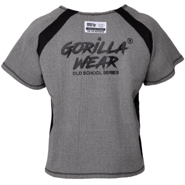 Gorilla Wear Augustine Old School Work Out Top - Gray