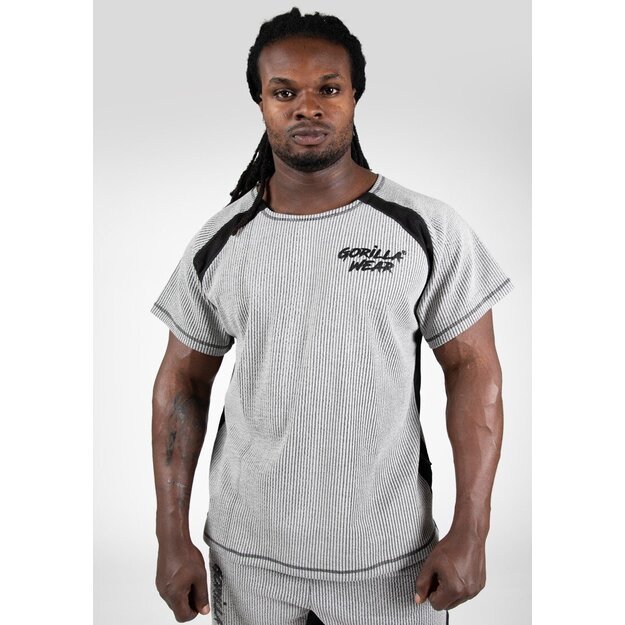 Gorilla Wear Augustine Old School Work Out Top - Gray