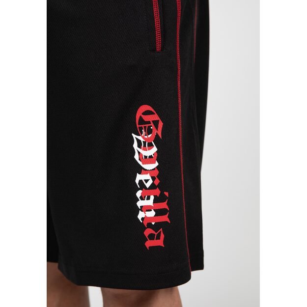 Gorilla Wear Marlow Mesh Shorts - Black/Red 4