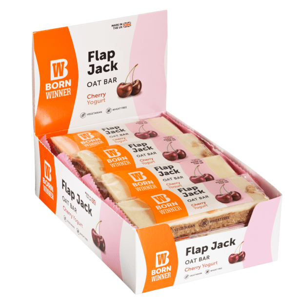 Born Winner Flapjack Cherry Yogurt 12vnt x 100g Born Winner Flapjack Cherry Yogurt 12vnt x 100g