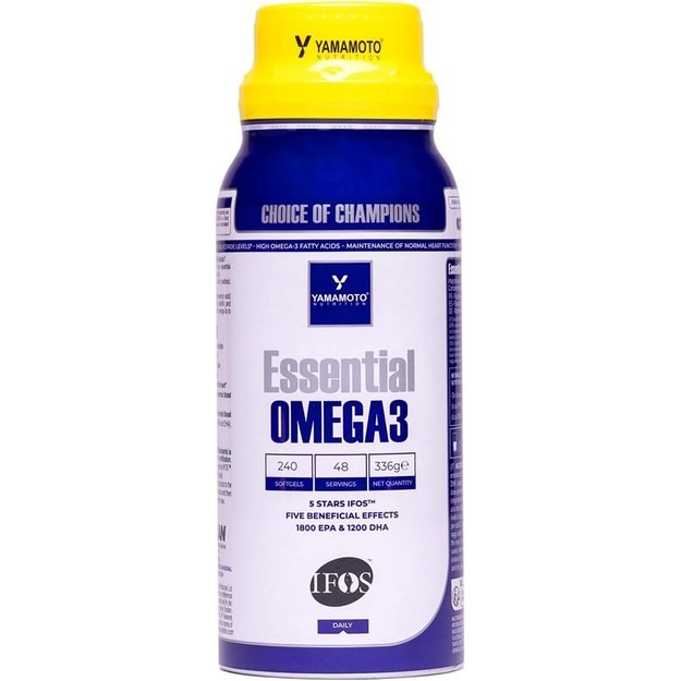 Yamamoto Nutrition Essential Omega 3 IFOS 240 softgels 60%