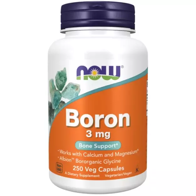NOW Foods Boron 3 mg 250 kaps NOW Foods Boron 3 mg 250 kaps