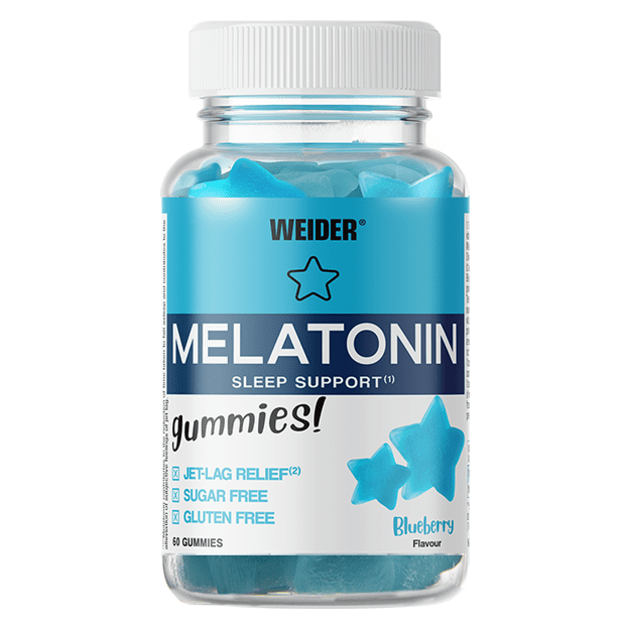 Weider Melatonin Blueberry 60 guminukų Weider Melatonin Blueberry 60 guminukų