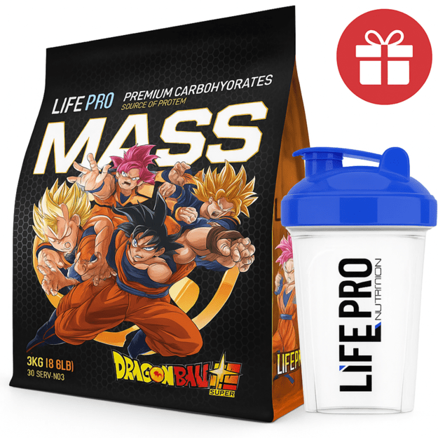 Life Pro Mass Gainer Dragon Ball Super 3kg + Dovana Life Pro Mass Gainer Dragon Ball Super 3kg + Dovana