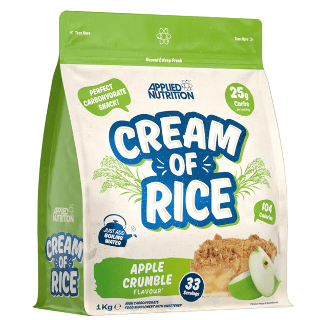 Applied Nutrition Cream of Rice 1000 gr Apple Crumble Applied Nutrition Cream of Rice 1000 gr Apple Crumble