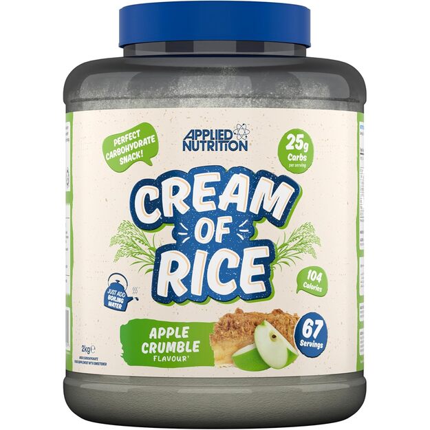 Applied Nutrition Cream of Rice 1000 gr Apple Crumble 1 Applied Nutrition Cream of Rice 1000 gr Apple Crumble 1