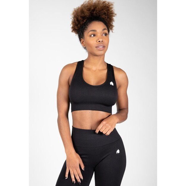 Gorilla Wear Neiro Seamless Sports Bra - Black