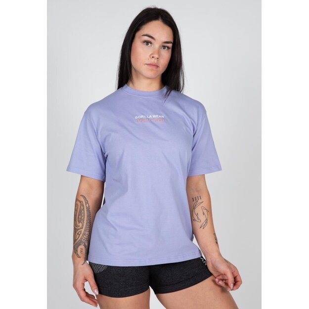 Gorilla Wear Medina Oversized T-Shirt - Lilac 1