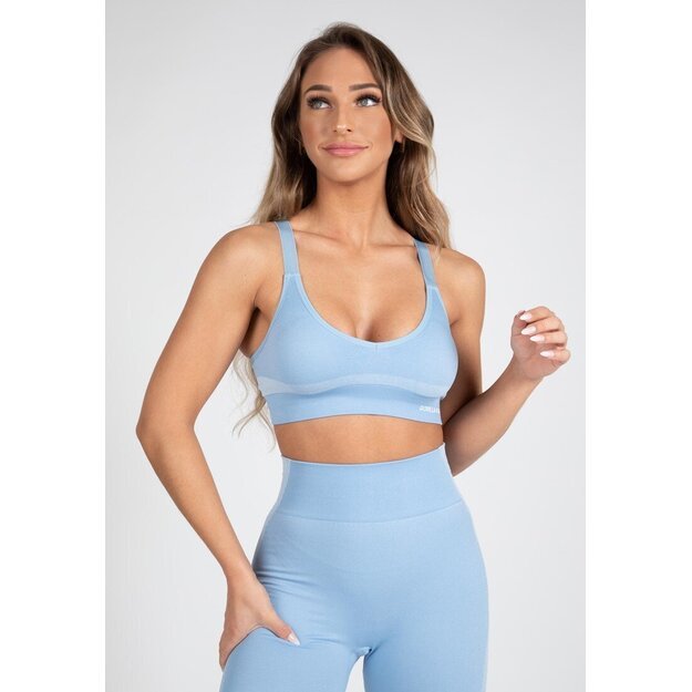 Gorilla Wear Selah Seamless Sports Bra - Light Blue