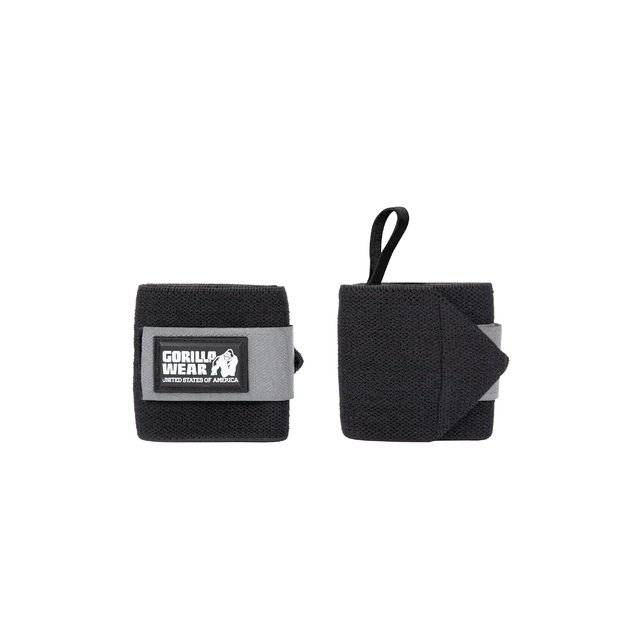 Gorilla Wear Wrist Wraps Basic &ndash; Black/Grey