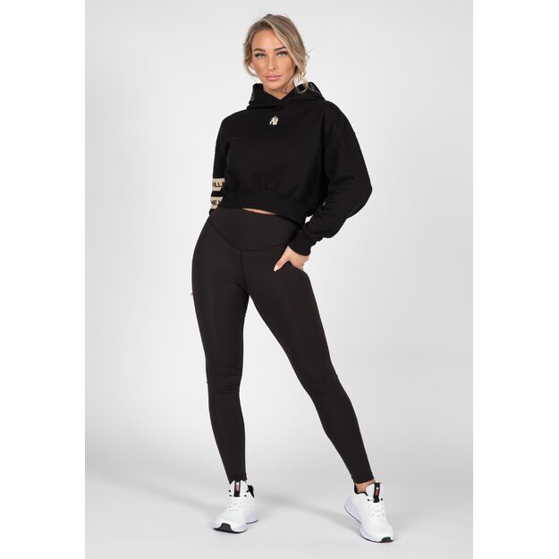 Gorilla Wear Tracey Cropped Hoodie - Black