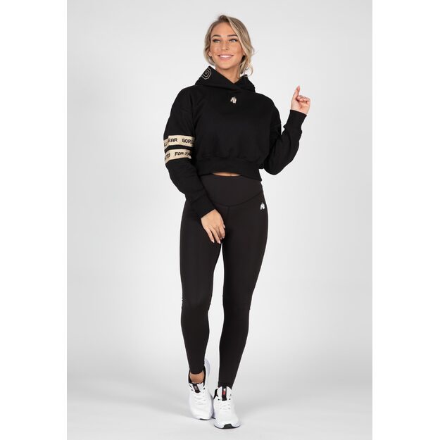 Gorilla Wear Tracey Cropped Hoodie - Black