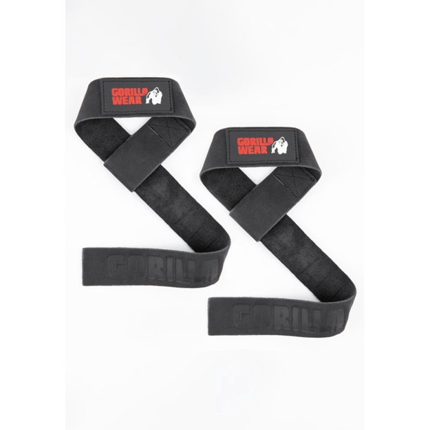 Gorilla Wear Leather lifting Straps (odiniai dirželiai)