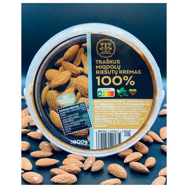 Nutvila Migdolų rie&scaron;utų kremas 1kg