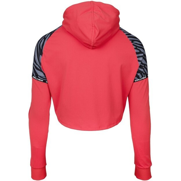 Gorilla Wear Zion Cropped Hoodie - Red