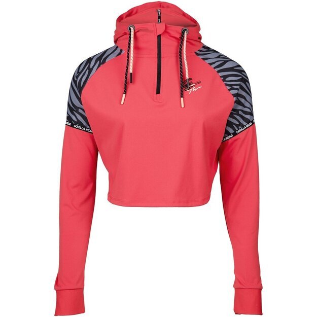 Gorilla Wear Zion Cropped Hoodie - Red