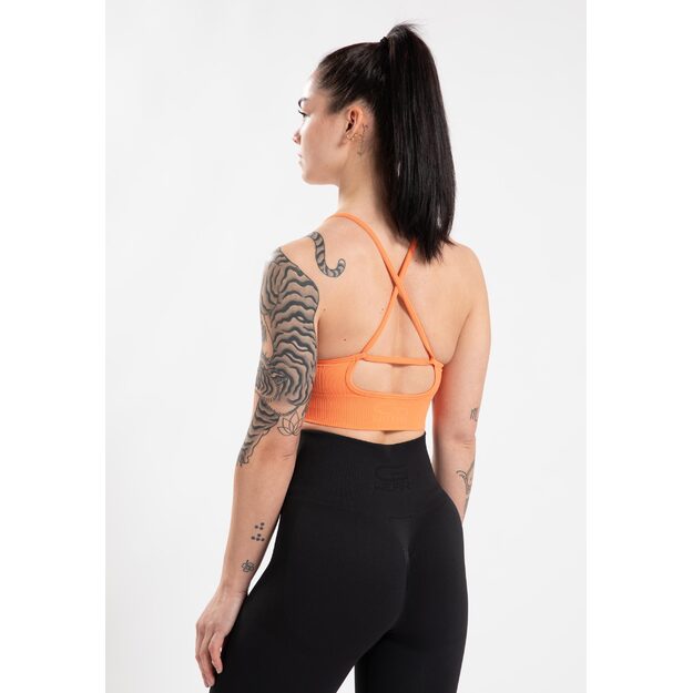 Gorilla Wear Olivia Seamless Sports Bra - Peach