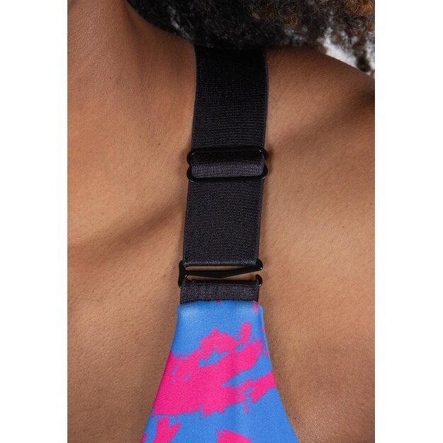 Gorilla Wear Colby Sports Bra - Blue/Pink