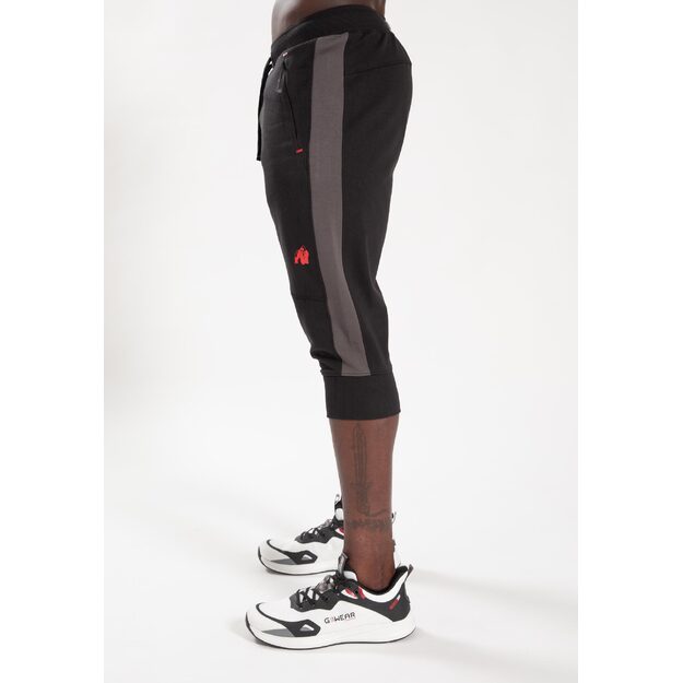 Gorilla Wear Thompson 3/4 Sweatpants - Black 1