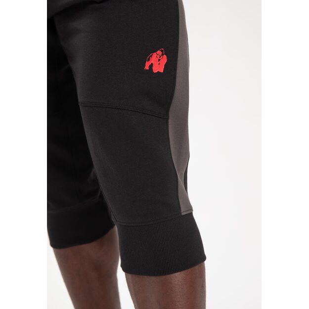 Gorilla Wear Thompson 3/4 Sweatpants - Black 5