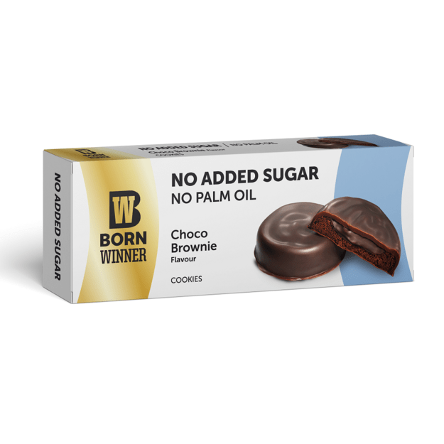 BW Choco Brownie 100g sausainiai be pridėtinio cukraus  BW Choco Brownie 100g sausainiai be pridėtinio cukraus