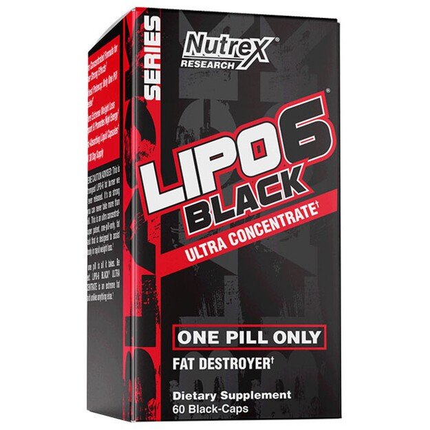 Nutrex LIPO 6 BLACK Ultra Concentrate 60 kaps Nutrex LIPO 6 BLACK Ultra Concentrate 60 kaps