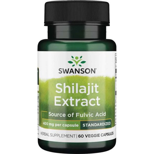 Swanson Shilajit Extract 60 veg. kaps Swanson Shilajit Extract 60 veg. kaps
