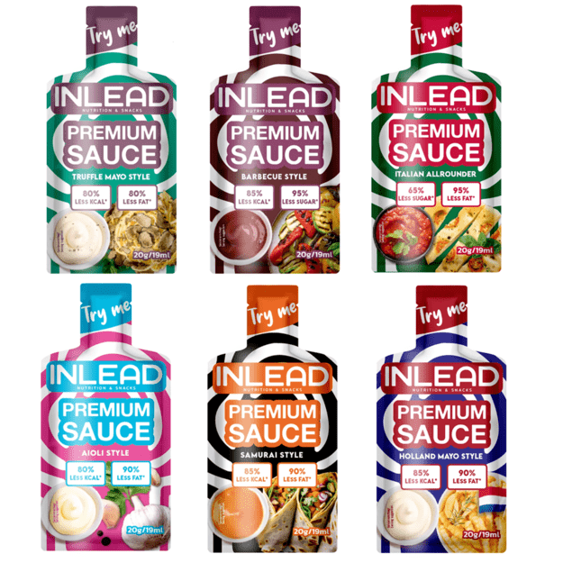 Inlead Premium Sauce Mix BOX 6 skirtingi skoniai Inlead Premium Sauce Mix BOX 6 skirtingi skoniai
