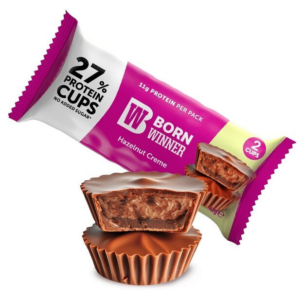 BW Protein Cups with Hazelnut filling 12 x 44 g 1 BW Protein Cups with Hazelnut filling 12 x 44 g 1