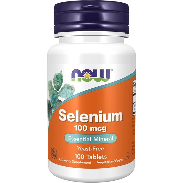 NOW Selenium 100mcg 100 tabl.