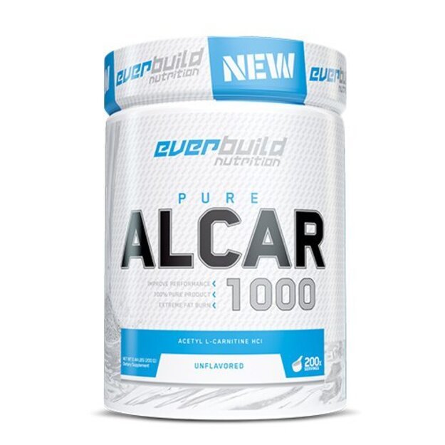 Everbuild Alcar 100% Acetyl L-karnitinas 200g
