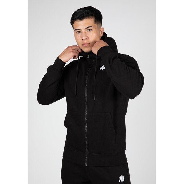 Gorilla Wear Kennewick Zipped Hoodie - Black