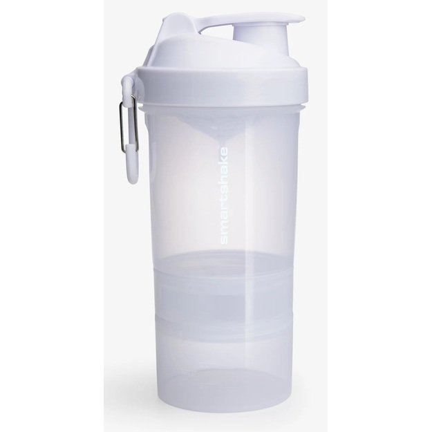 SmartShake Original 2go 600ml + 2 talpos White