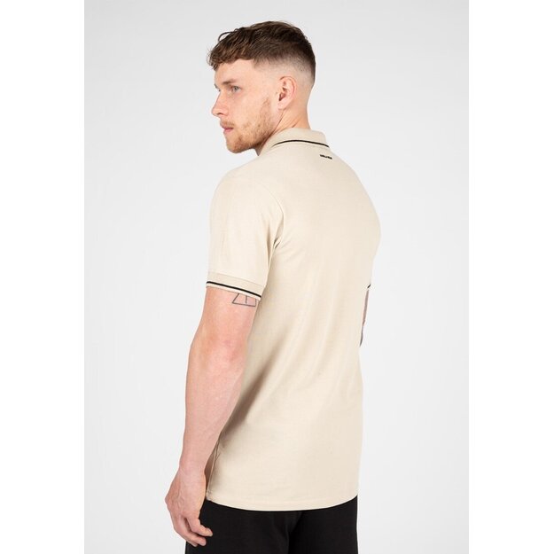 Gorilla Wear Delano Polo - Beige/Black