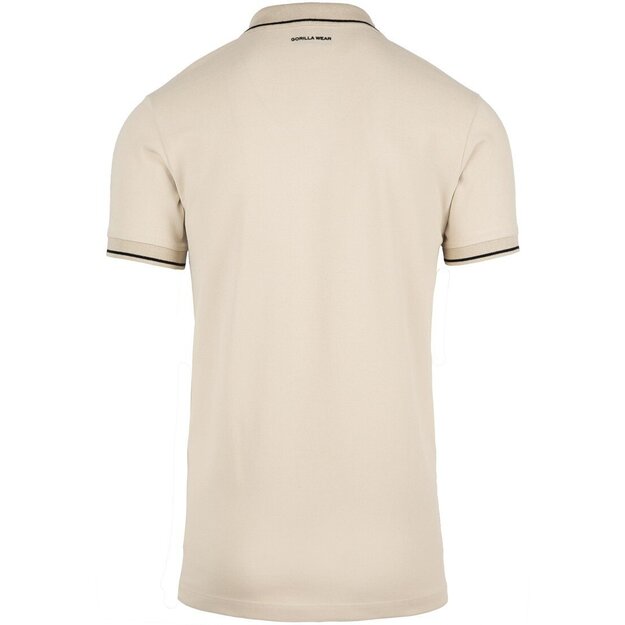 Gorilla Wear Delano Polo - Beige/Black