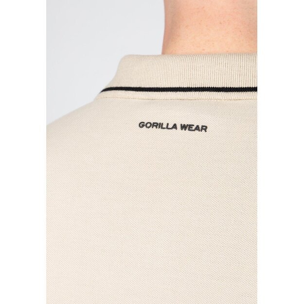 Gorilla Wear Delano Polo - Beige/Black