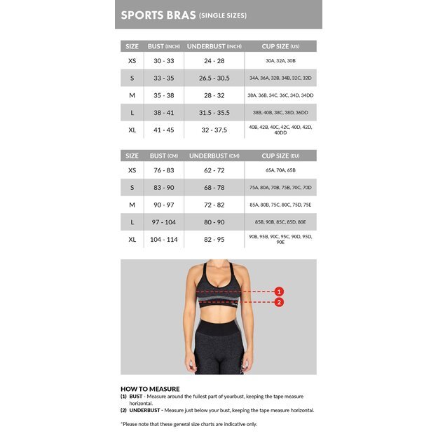 Gorilla Wear Osseo Sports Bra - Black