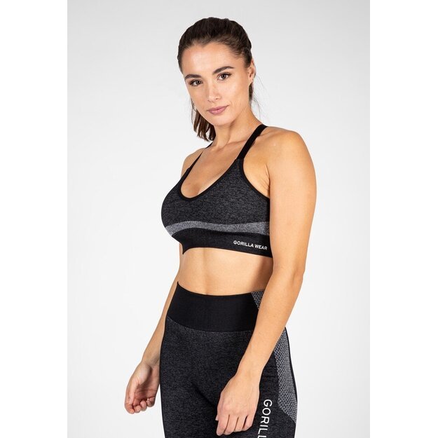 Gorilla Wear Selah Seamless Sports Bra - Black