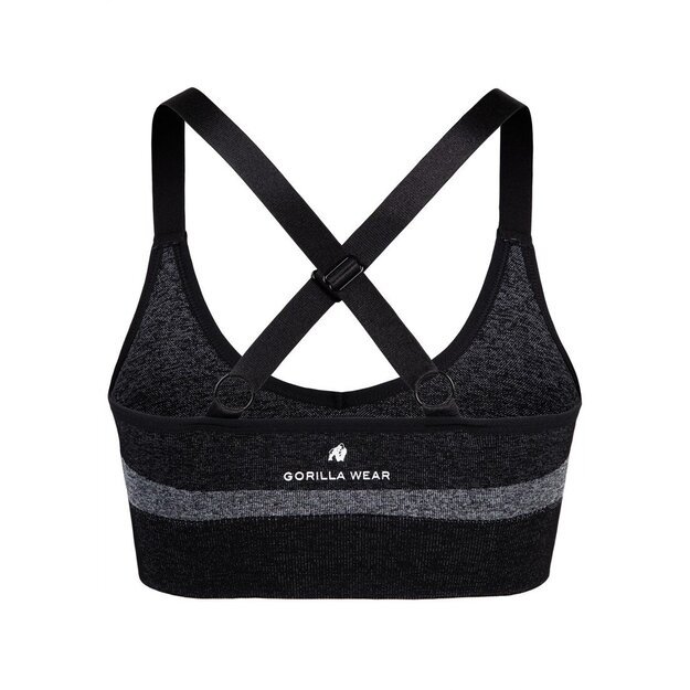 Gorilla Wear Selah Seamless Sports Bra - Black