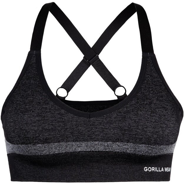 Gorilla Wear Selah Seamless Sports Bra - Black