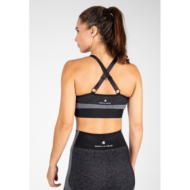 Gorilla Wear Selah Seamless Sports Bra - Black