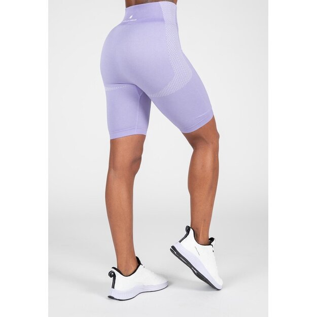 Gorilla Wear Selah Seamless Cycling Shorts - Lilac